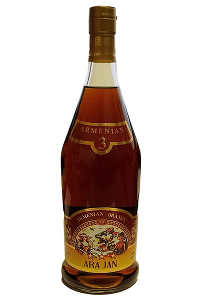Ara Jan 3 Star Armenian Brandy 750ML | Twice-Distilled – The