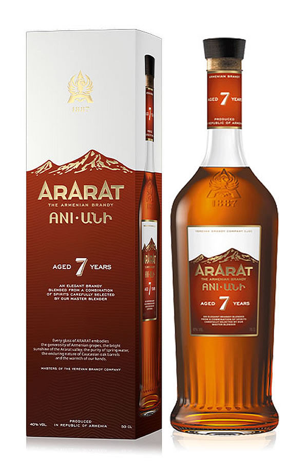 Ararat 7 Star Ani Brandy 700ml | Armenian 7-Year Oak Aged – The