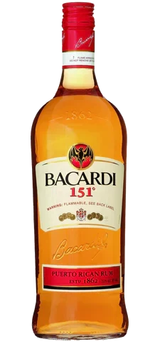 Bacardi 151° Rum 75.5% 終売品 Bacardi 151 Rum 750ML | Discontinued Overproof 75.5% ABV – The