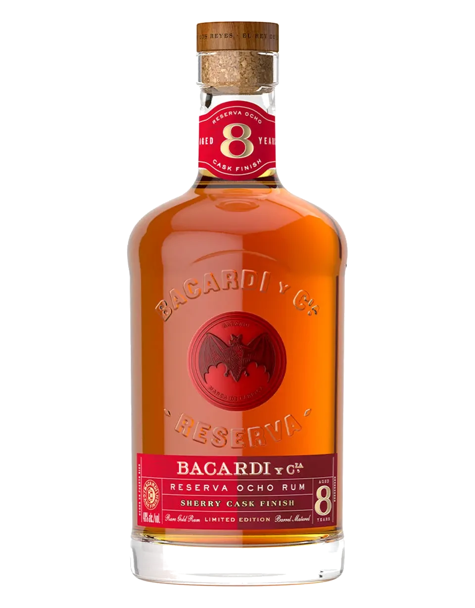 Bacardi 8 Year Ocho Sherry Cask Finish Rum 750ML