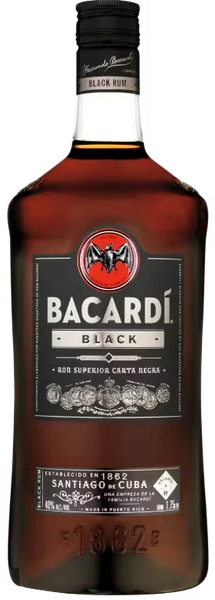 Bacardi Black Rum 1.75L | Dark Charred Oak Aged Rum – The Liquor Barn