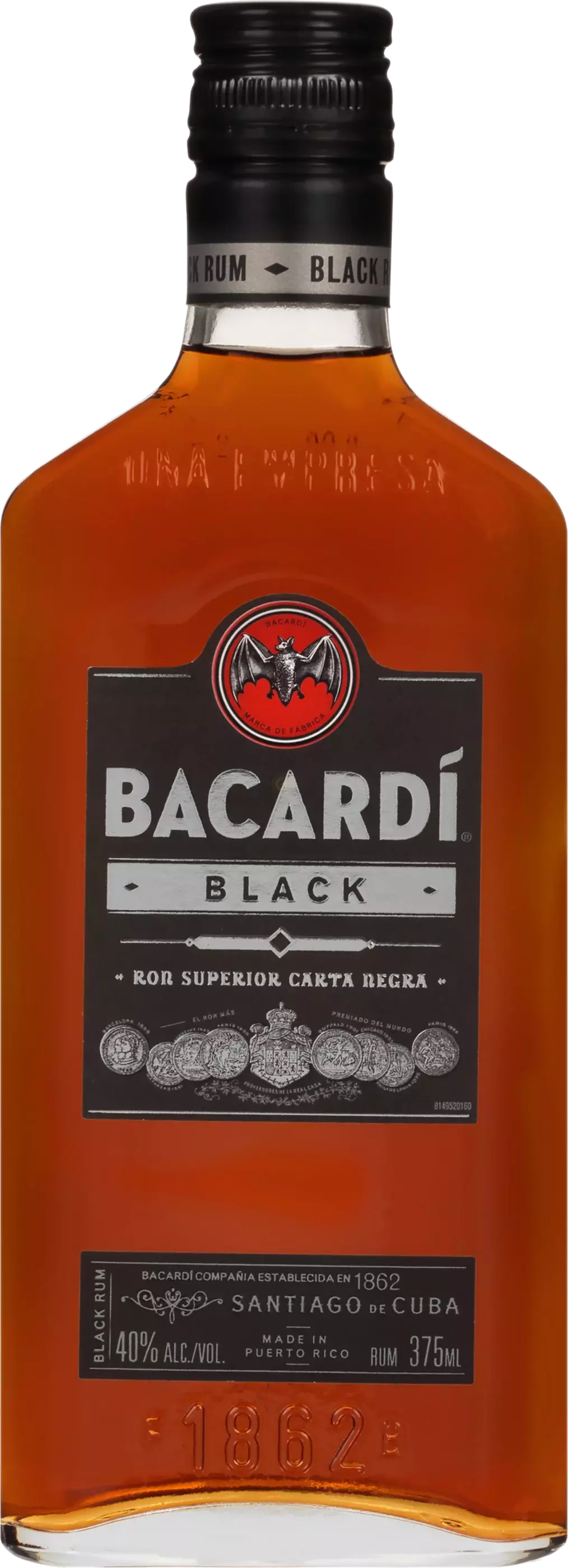 Bacardi Black Rum 375ML