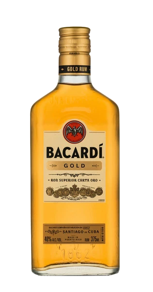 Bacardi Gold Rum 375ML | Oak-Aged Puerto Rican Gold – The Liquor Barn