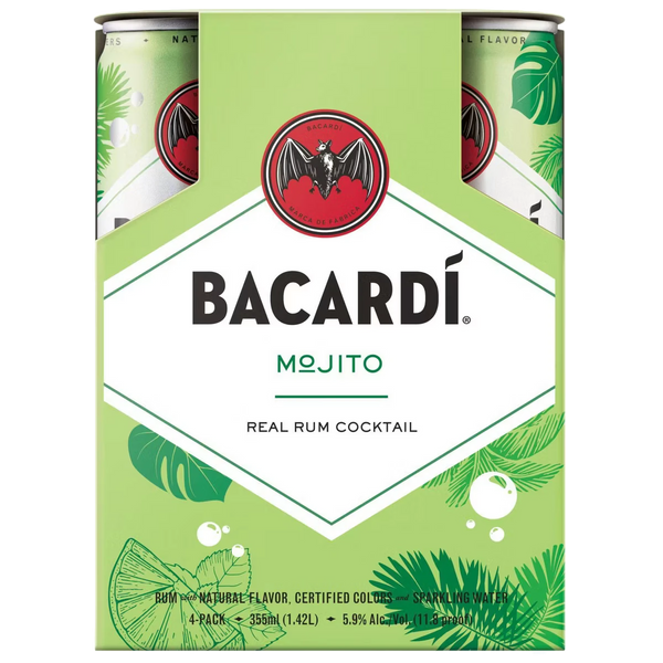 【非売品】BACARDI モヒート ノベルティ Bacardi Ready to Drink Mojito 4PK | 91-Pt RTD Cocktail – The