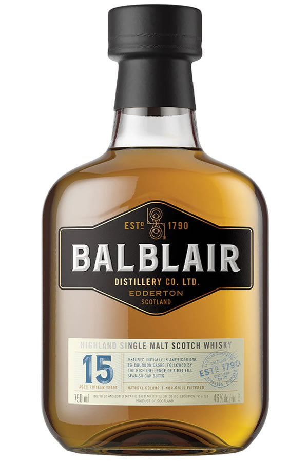 Balblair 15 Year Single Malt Scotch 750ML | Highland Gem – The
