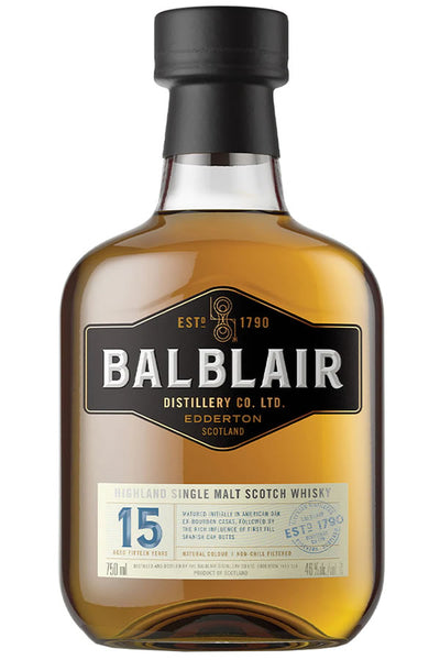 Balblair 15 Year Single Malt Scotch 750ML | Highland Gem – The