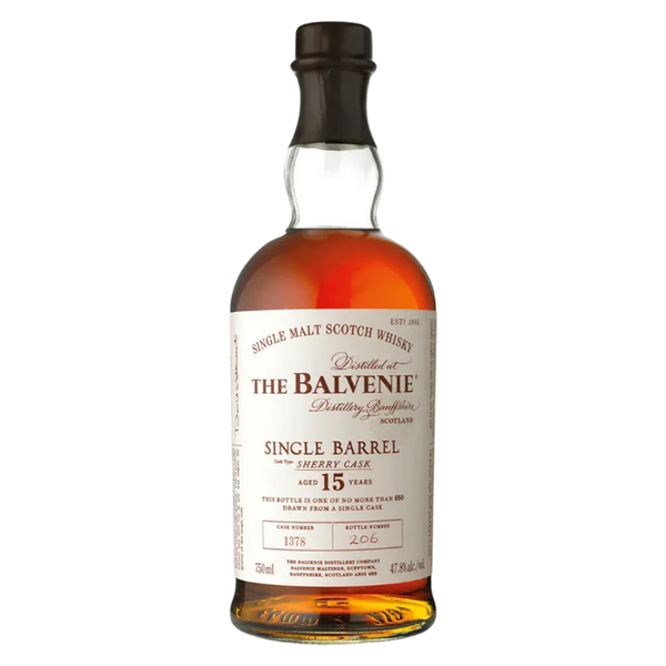 (古酒)THE BALVENIE 15年 Sherry Singlebarrel Balvenie 15 Year Single Barrel Sherry Cask 750ML | Speyside – The