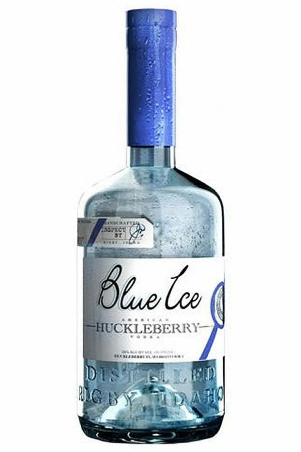 Blue Ice Huckleberry Flavored Vodka