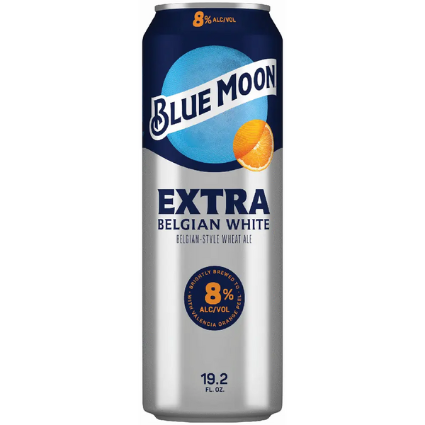 Blue Moon Extra 19.2oz Can | Bold 8% ABV Belgian Wheat – The