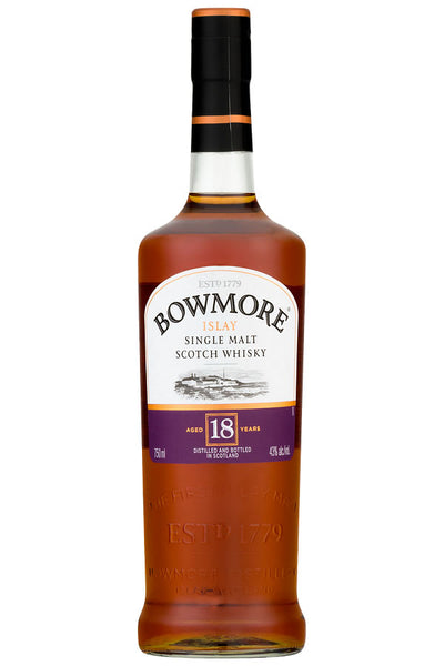 Bowmore 18 Year 750ml | Award-Winning Islay Single Malt – The
