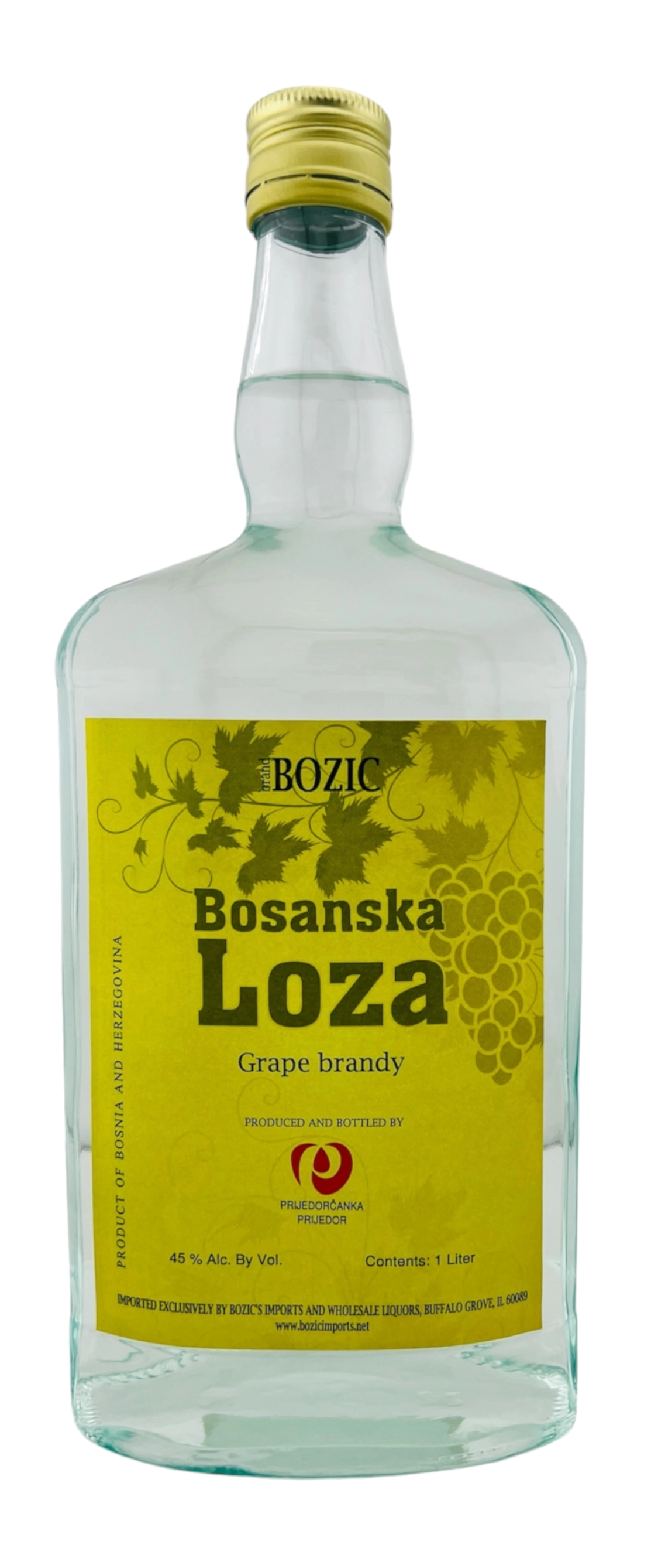 Bozics Bosanska Loza Grape Brandy 1L - Brandy | Shop Online at The Liquor Barn