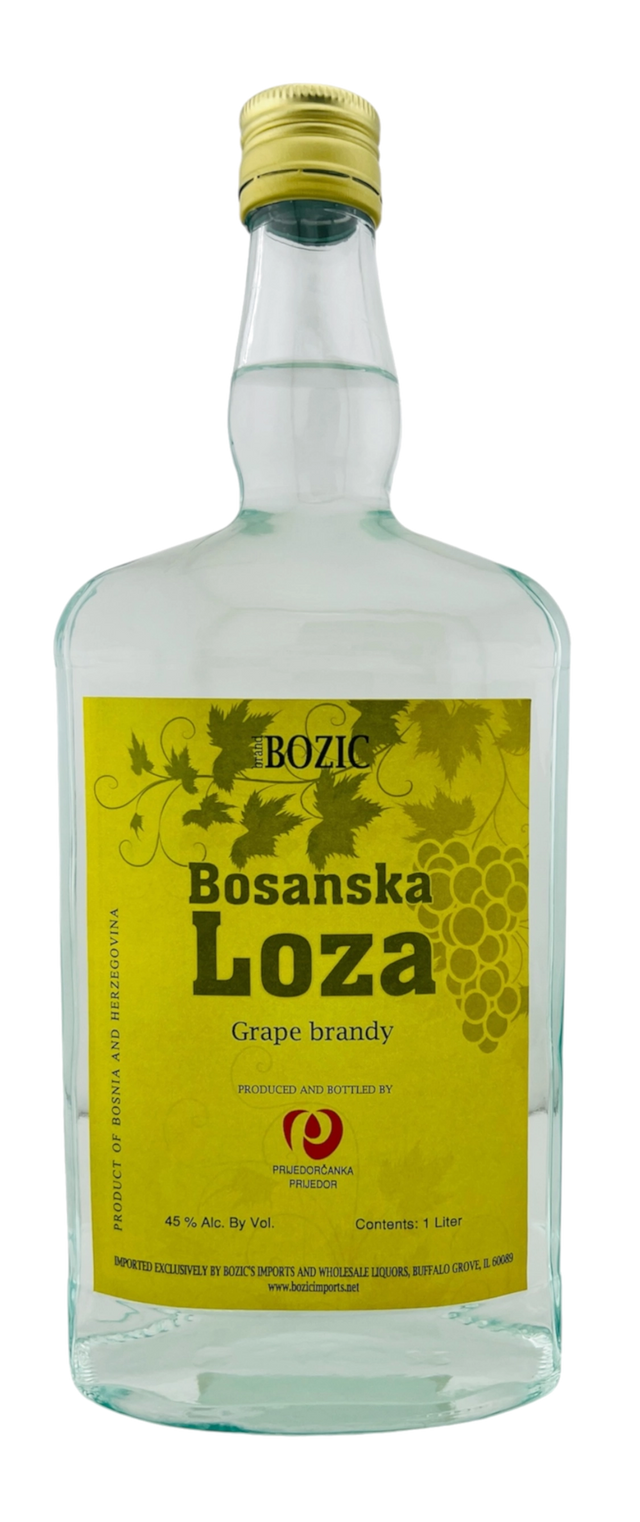 Bozics Bosanska Loza Grape Brandy 1L - Brandy | Shop Online at The Liquor Barn