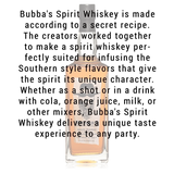 Bubba's Secret Stills Liqueur 750ML