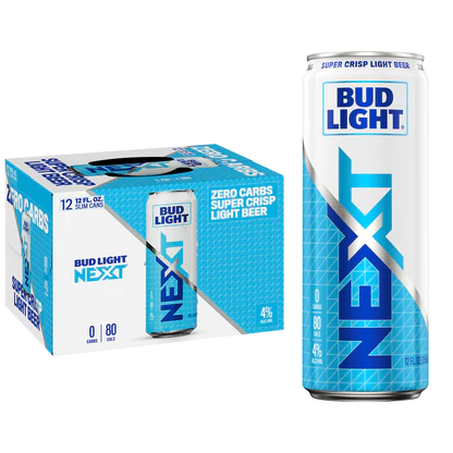 Bud Light Next 12Pk Cans | Zero-Carb Light Lager – The Liquor Barn
