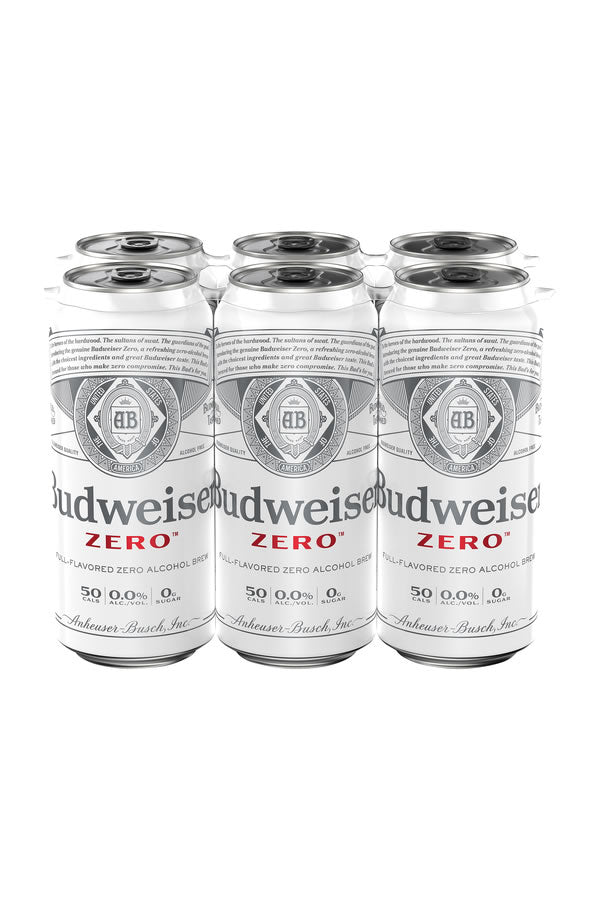 Budweiser Non-Alcoholic Zero 6Pk Cans – Liquor Barn