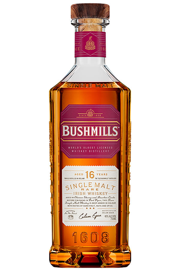 BUSHMILLS 16年 シングルモルトウイスキー 700ml Bushmills 16 Year Single Malt 750ML | Triple-Cask Irish – The