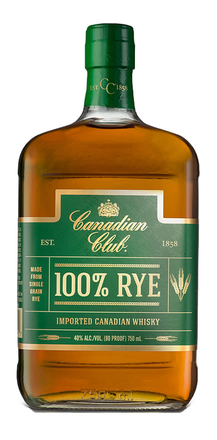 Canadian Club 100% Rye 750ml | Award-Winning Canadian Whisky – The