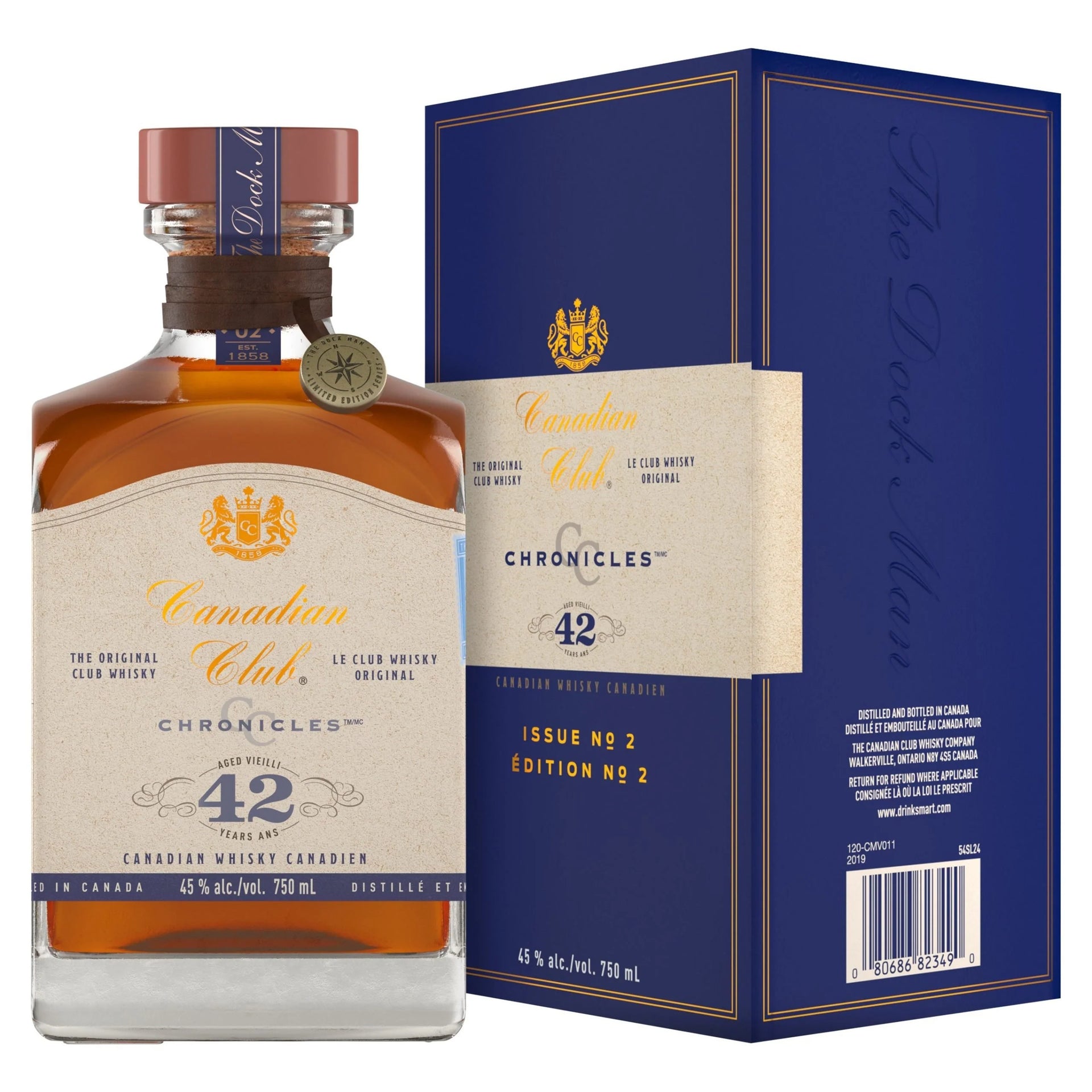 Canadian Club Chronicles 42 Year 750ML | Ultra-Aged Whisky – The