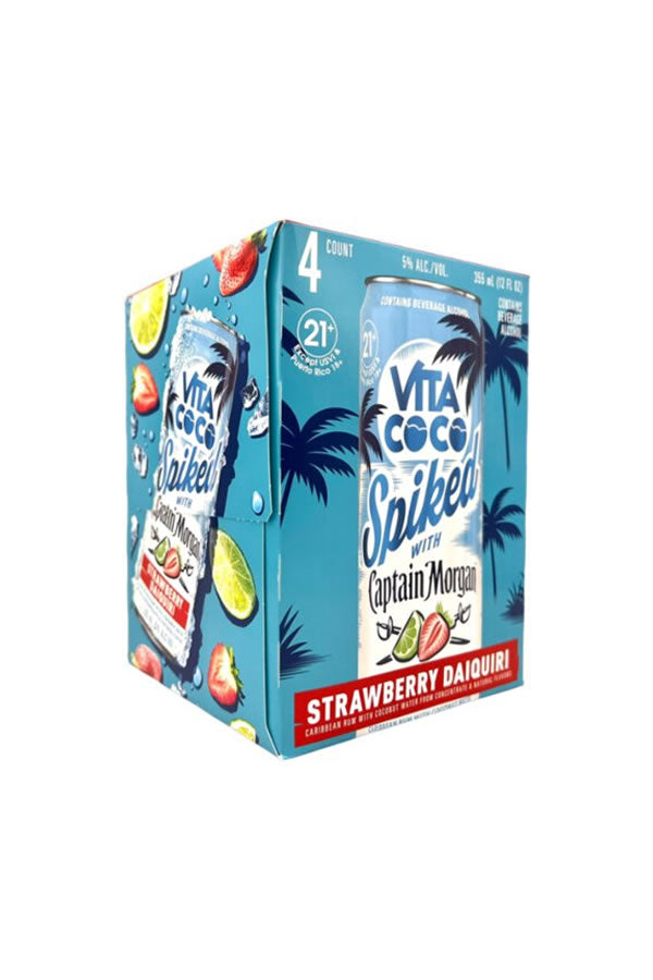 Captain Morgan Vita Coco Spiked Strawberry Daiquiri