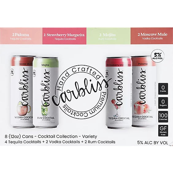 Carbliss Cocktail Variety 8Pk
