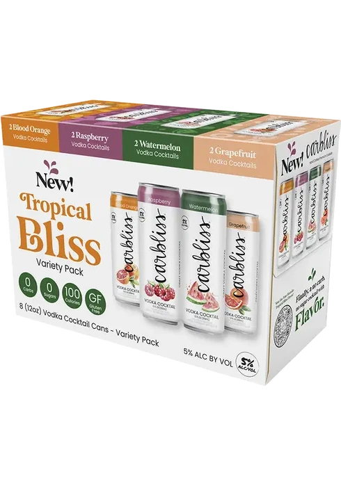Carbliss Tropical Bliss Variety 8Pk