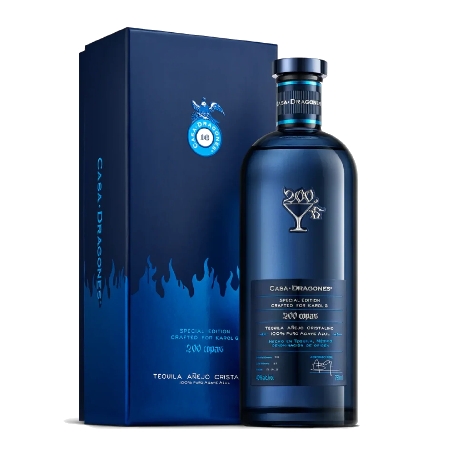 Casa Dragones x Karol G 200 Copas 750ml | Small Batch – The Liquor Casa Dragones x Karol G 200 Copas 750ml | Small Batch – The Liquor