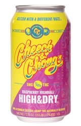 Cheech & Chong High & Dry Raspberry High 5MG THC 6Pk
