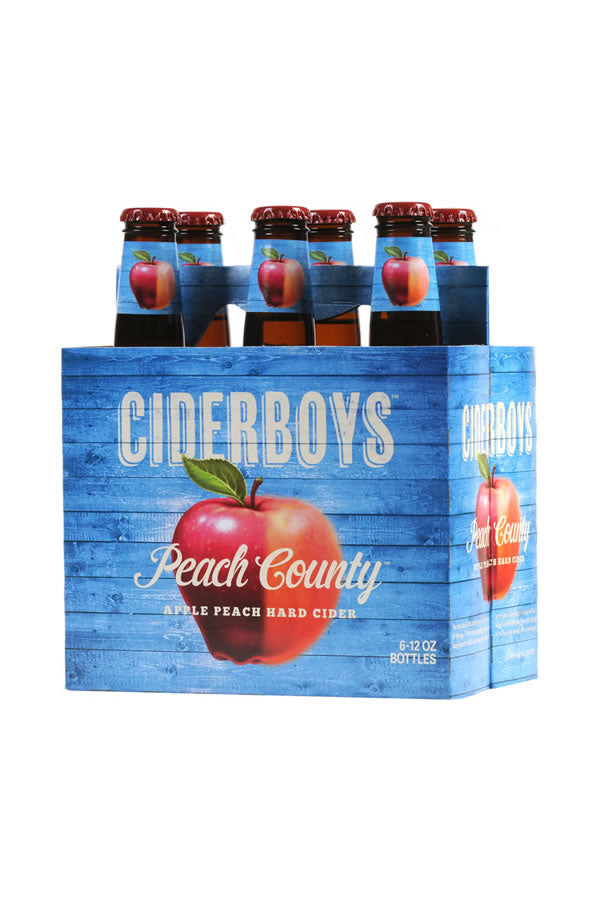 Ciderboys Peach County Hard Cider 6 Pack | BTI Gold Medal – The
