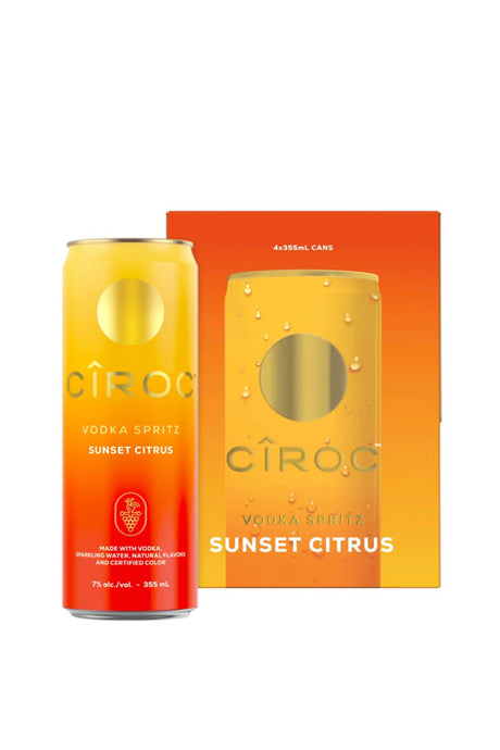 Ciroc Vodka Spritz Sunset Citrus