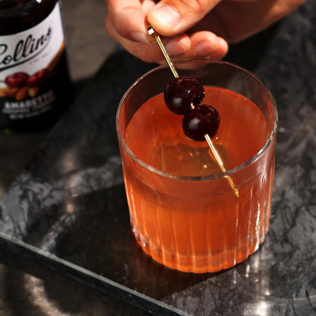 Collins Amaretto Cherries 13.4OZ