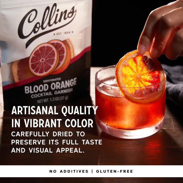 Collins Dehydrated Blood Orange Garnish 1.3OZ