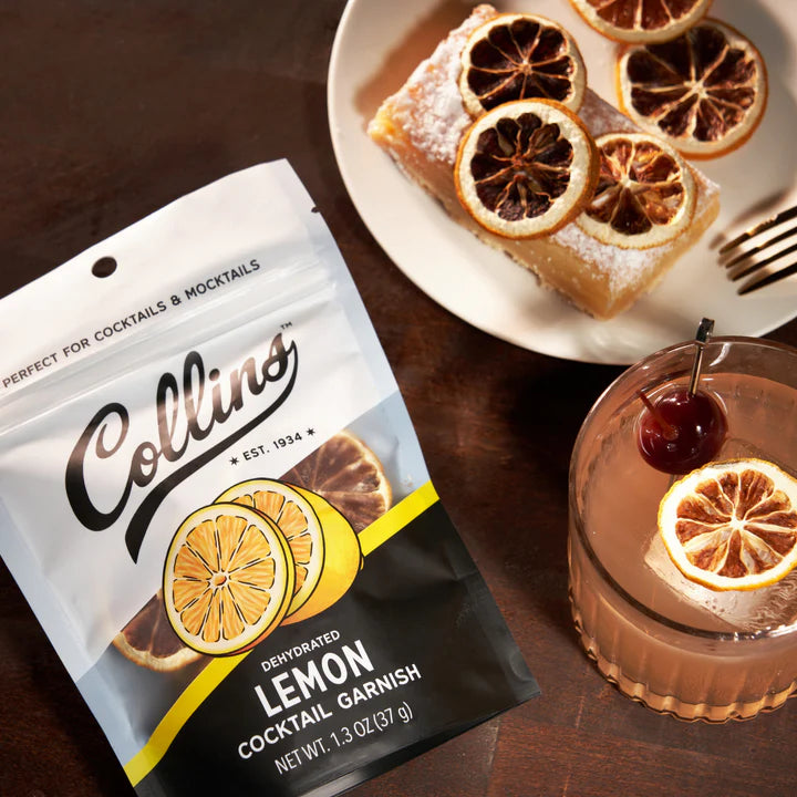 Collins Dehydrated Lemon Garnish 1.3OZ