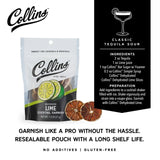 Collins Dehydrated Lime Garnish 1.3OZ