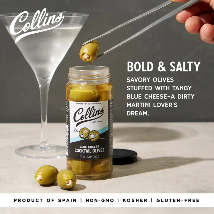 Collins Gourmet Blue Cheese Olives 5OZ