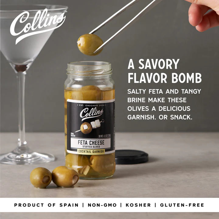 Collins Gourmet Feta Cheese Olives 5OZ