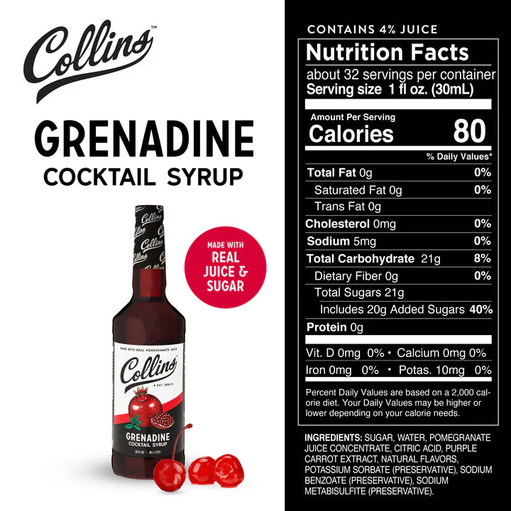 Collins Grenadine 12OZ