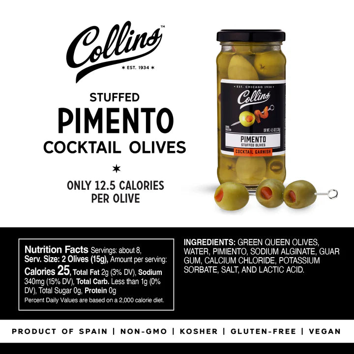 Collins Pimiento Olives 5OZ