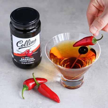 Collins Spicy Amarena Cherries 13.5OZ