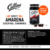 Collins Spicy Amarena Cherries 13.5OZ
