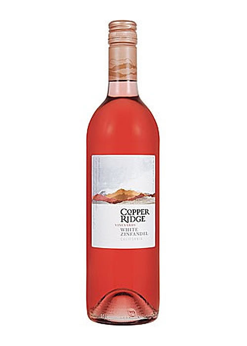 Copperridge White Zinfandel 750ml | California Gold Winner – The