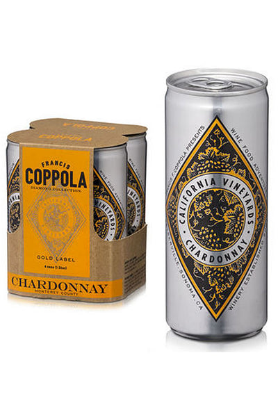 Coppola Diamond Collection Chardonnay 4 Pack Can | CA Gold – The