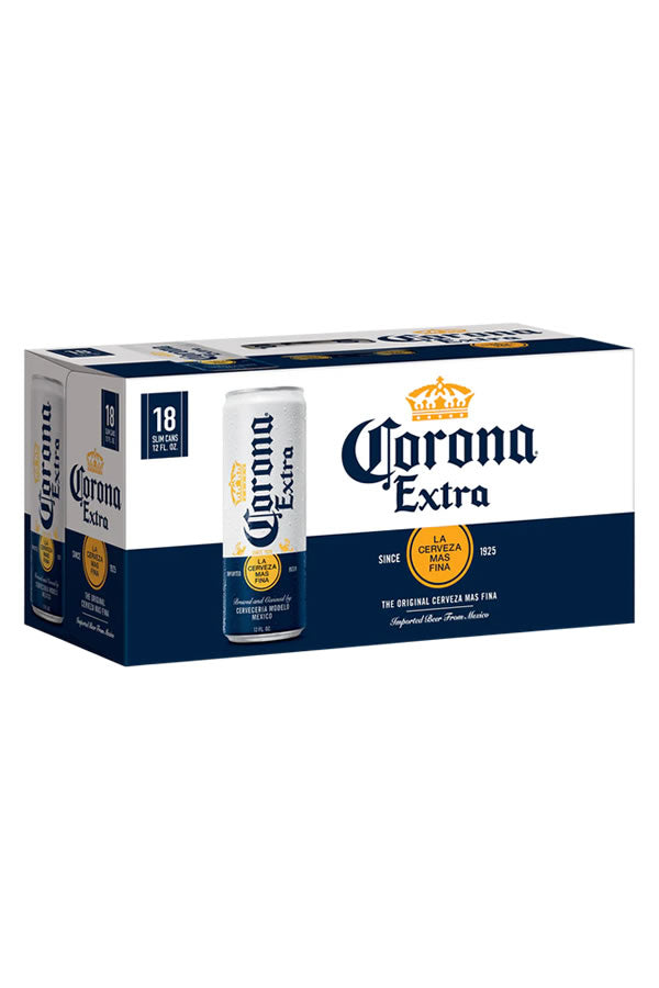 Corona Extra 18 Pack Cans | Classic Mexican Lager 4.6% – The