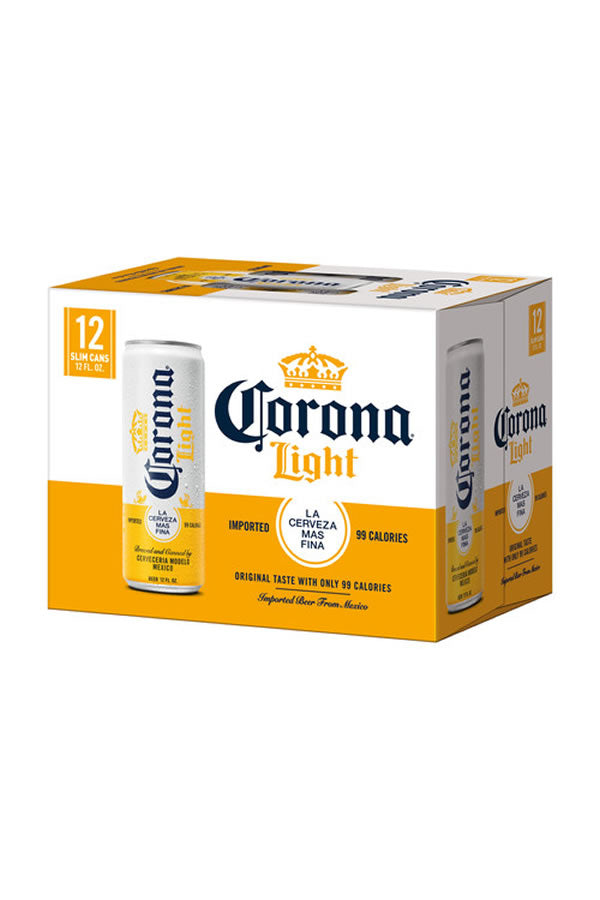 Corona Light 12 Pack Cans | Crisp Mexican Pilsner Lager – The