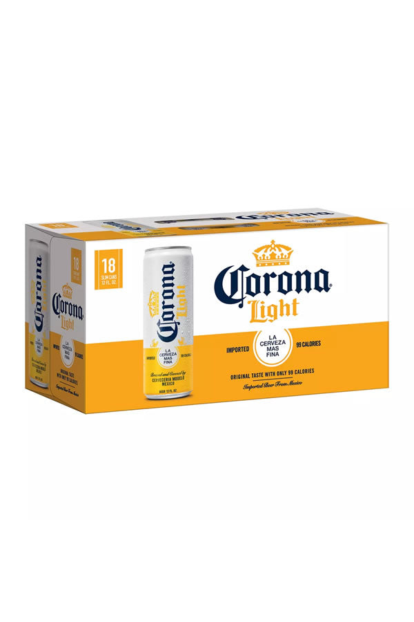 Corona Light 18-Pack | Low-Calorie Crisp Mexican Lager – The