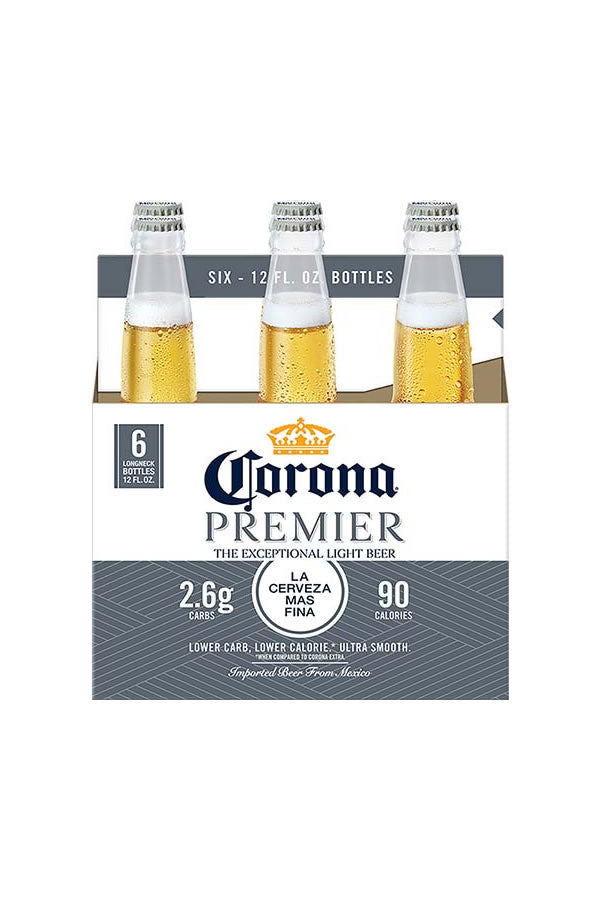 Corona Premier 6Pk 12oz Bottles | Light Mexican Lager – The Liquor