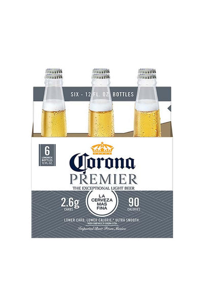 Corona Premier 6Pk 12oz Bottles | Light Mexican Lager – The Liquor