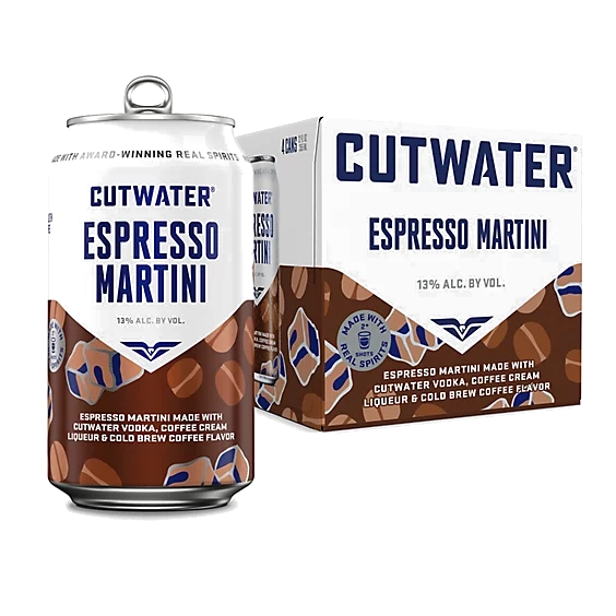 Cutwater Espresso Martini 4PK - Premixed Cocktail | Shop Online at The Liquor Barn