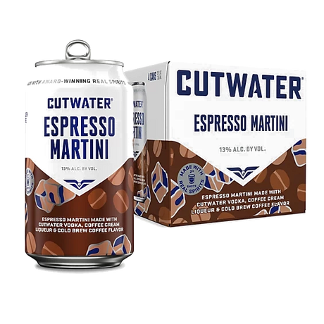 Cutwater Espresso Martini 4PK - Premixed Cocktail | Shop Online at The Liquor Barn