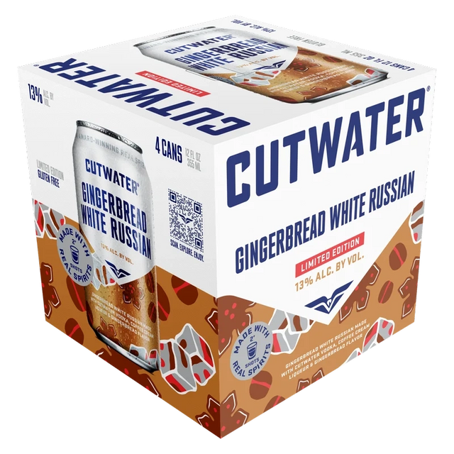 Cutwater Gingerbread White Russian 4PK - Premixed Cocktails | Shop Online at The Liquor Barn