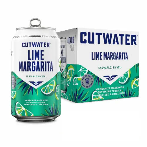Cutwater Lime Margarita 4PK 12oz | 95-Point Canned Cocktail | Liquor Barn